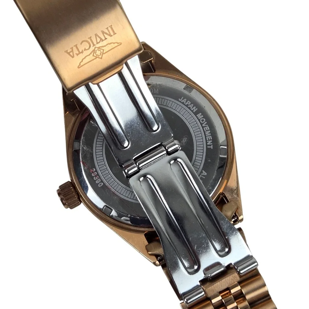 Invicta Specialty Men's Rose Gold Stainless Watch Japan Quartz 29390 NEW No Box